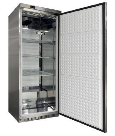 Armoire de rfrigration verticale professionnelle positive 1 porte pleine reversible - 620L