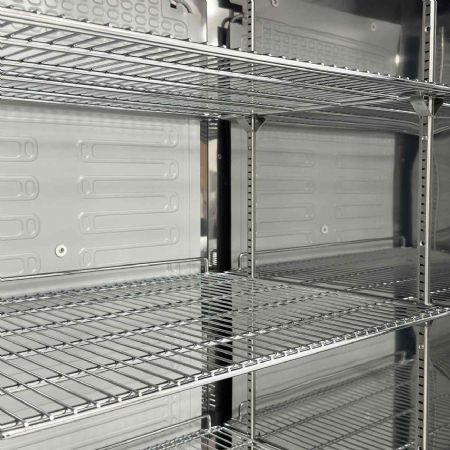Refroidisseur de stockage GN2/1 - 1 porte pleine inox 570 L 0 à +8 °C - Tefcold - UR600SS