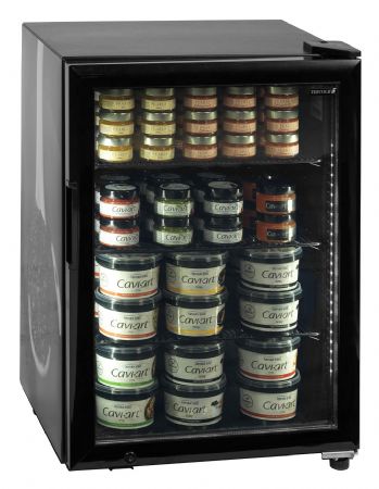 Rafraîchissoir à caviar 1 porte vitrée positive Noire - Tefcold - UR90G-SUB ZERO