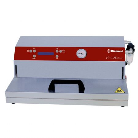 Machine Sous Vide inox, pompe 32 l/min, double soudure 430 mm, 510x295x180 mm - Diamond Promo - VAX/45-DSL