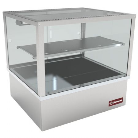 Bain-marie panoramique 2 bacs GN 1/1 700x650x675 mm - Diamond Promo - VBME-2X