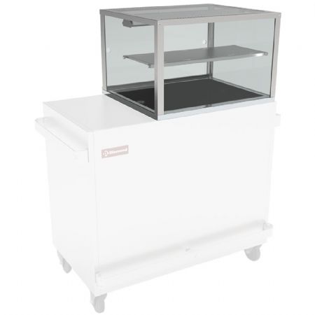 Bain-marie panoramique 2 bacs GN 1/1 700x650x675 mm - Diamond Promo - VBME-2X