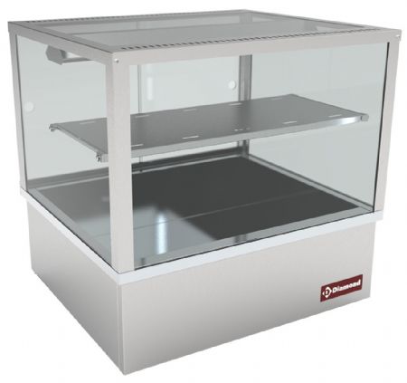 Bain-marie panoramique 2 bacs GN 1/1 700x650x675 mm - Diamond Promo - VBME-2X