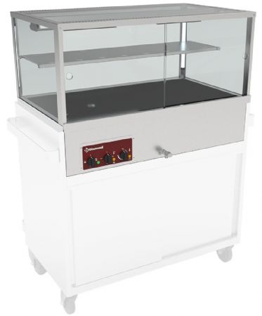 Bain-marie panoramique capacité 3 GN 1/1 1030x650x675 mm - Diamond Promo - VBME-3X