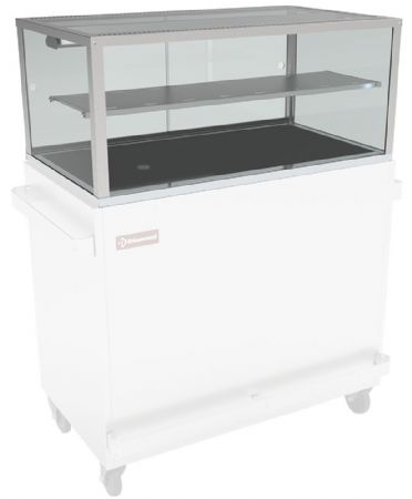 Bain-marie panoramique capacité 3 GN 1/1 1030x650x675 mm - Diamond Promo - VBME-3X