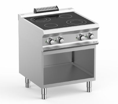 Cuinire lectrique sur armoire 4 plaques vitrocramiques - Profondeur 700mm