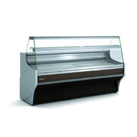 Vitrine horizontale positive avec vitre droite -1 / +5C (M1) 4 portes prof 800mm - 752L