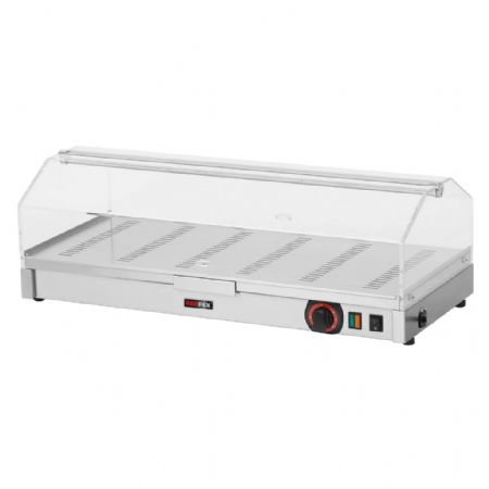 Vitrine chauffante de comptoir avec façade vitrée - 0,7 kW