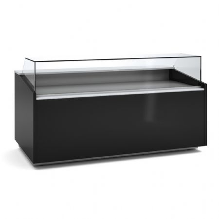 Vitrine réfrigérée de Boulangerie Pâtisserie professionnelle 1985 mm à fond plat et éclairage LED - Docriluc - VEG-8-20-TF