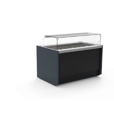 Vitrine réfrigérée de Boulangerie Pâtisserie avec stockage intégré 1505 mm - Docriluc - VETB-10-15-TFGN1/6