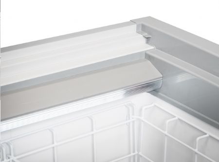 Conglateur bahut blanc 2 couvercles vitrs coulissants -15 / -18 C - 900 litres