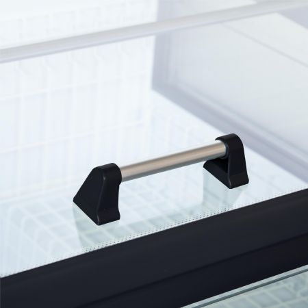 Réfrigérateur congélateur supermarché 2 couvercles coulissants - Tefcold - View 250 CF VS B