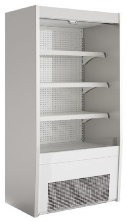 Vitrine libre service blanche positive 980 mm - Sofraca - VM980B