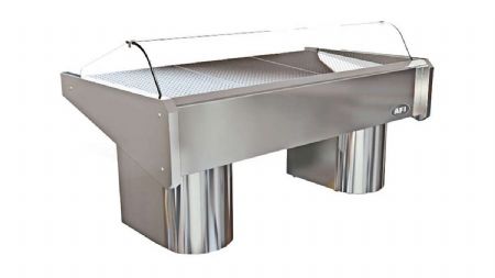 Vitrine rfrigre poissons sur socle - largeur 2500mm