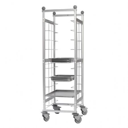 Chariot d’étagères avec 10 niveaux de rangement - charge maximale 120 kg