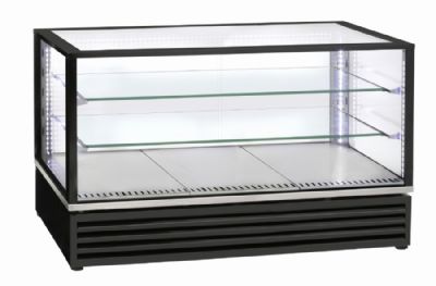 Vitrine chauffante ventilée panoramique 2 niveaux - 1185x650x735 mm Vitrine chauffante ventilée panoramique 2 niveaux - 1185x650x735 mm