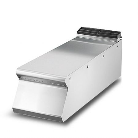 Élément neutre ligne de cuisson 700 top en acier inoxydable AISI 304 20/10 à poser 200x730x250 mm - Virtus - VS7020PLT