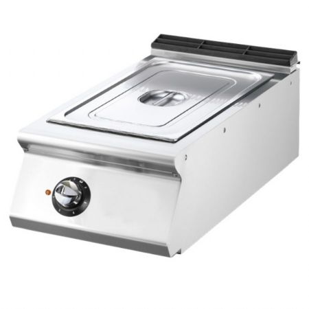 Bains-marie pro ligne profondeur 700 électrique à poser 1 cuve GN 1/1 - Virtus - VS7040BMET