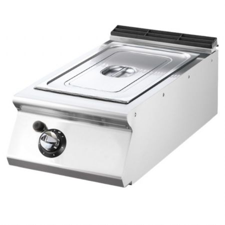 Bains-marie pro ligne profondeur 700 gaz à poser pour conteneur GN 1/1 - Virtus - VS7040BMGT