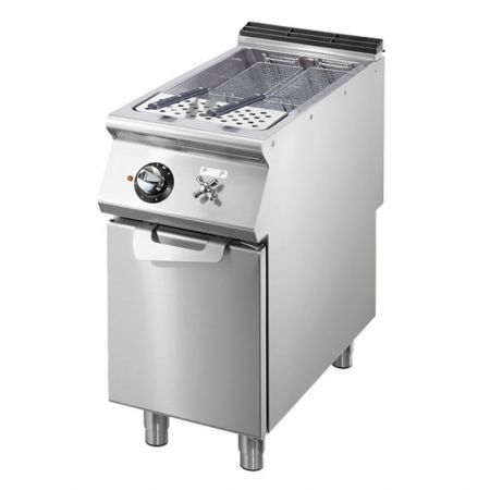 Cuiseur à pâte électrique sur armoire, 1 bac GN 2/3, capacité 1 x 26 litres, résistances fixes, Triphasé - Virtus - VS7040CPES