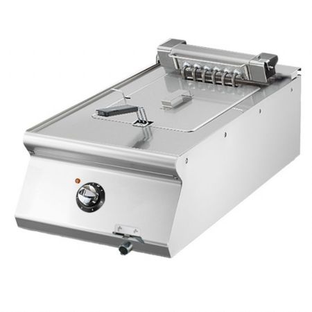 Friteuse cuisine pro profondeur 700 triphasée 1 cuve 10 L 9 kW - Virtus - VS7040FRE10T