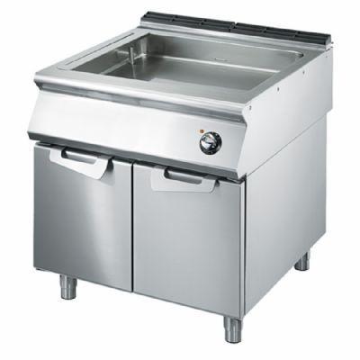 Sauteuse polyvalente sur coffre 2 portes triphas�e - volume 26 L puissance 9 kW