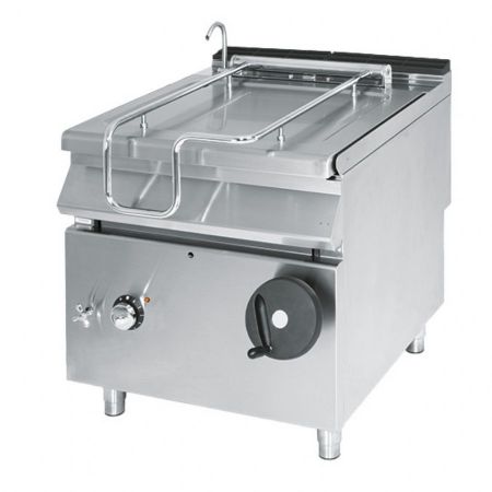 Sauteuse basculante électrique, capacité 60 litres, avec cuve en inox - Virtus - VS7080BREI Sauteuse basculante électrique, capacité 60 litres, avec cuve en inox - Virtus - VS7080BREI