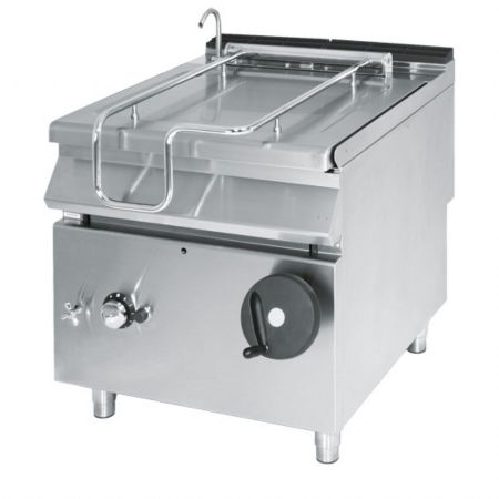 Sauteuse basculante gaz, capacité 120 litres, avec cuve en inox - Virtus - VS90120BRGI