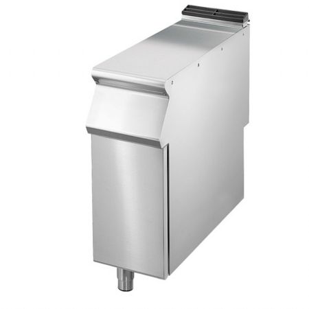 Élément neutre ligne de cuisson 900 sur coffre fermé en acier inoxydable AISI 304 20/10 200x900x870 mm - Virtus - VS9020PLP