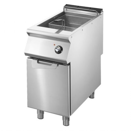 Friteuse cuisine pro profondeur 900 triphasé 1 cuve 21 L 20 kW - Virtus - VS9040FRE21 Friteuse cuisine pro profondeur 900 triphasé 1 cuve 21 L 20 kW - Virtus - VS9040FRE21