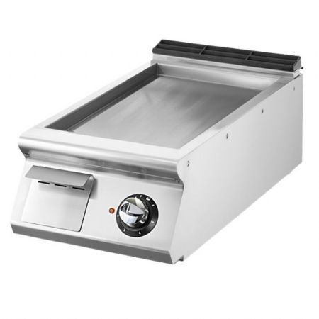 Plaque à snacker pro profondeur 900 plaque lisse Triphasé 7.5 kW - Virtus - VS9040FTEVT Plaque à snacker pro profondeur 900 plaque lisse Triphasé 7.5 kW - Virtus - VS9040FTEVT