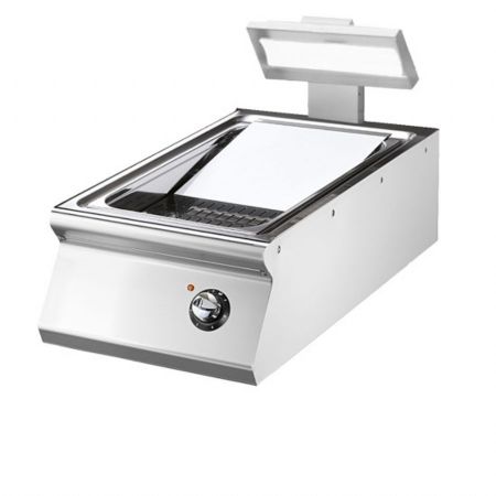 Chauffe frite électrique à poser, capacité GN 1/1, 400x900x250 mm - Virtus - VS9040SPET