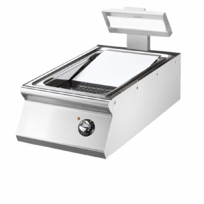 Chauffe-frites électrique de table en inox puissance 1 kW monophasé Chauffe-frites électrique de table en inox puissance 1 kW monophasé