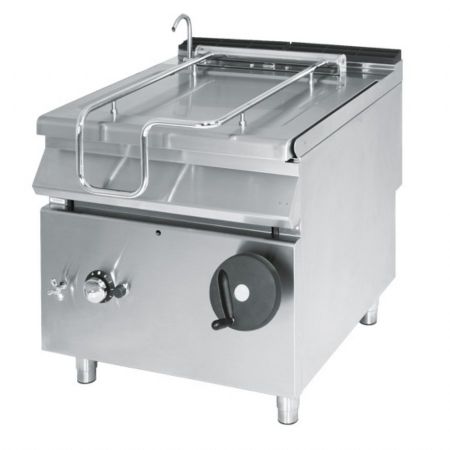 Sauteuse basculante gaz capacité 80 litres avec cuve en inox - Virtus - VS9080BRGI