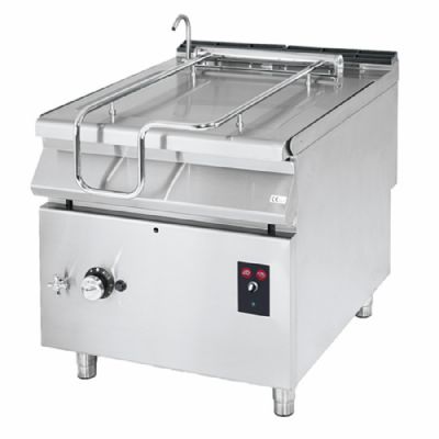 Sauteuse basculante gaz cuve inox motoris�e - avec volume 80 L et puissance gaz 20 kW