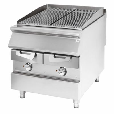 Grillade lectrique inox de comptoir triphase - format 900 x 800 x 870 mm