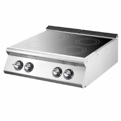 Plaque vitrocéramique électrique de table 4 foyers puissance 13,6 kW Plaque vitrocéramique électrique de table 4 foyers puissance 13,6 kW