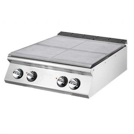 Fourneau profondeur 900 électrique à poser, 4 zones de cuisson Triphasé 13.6 kW - Virtus - VS9080TPET