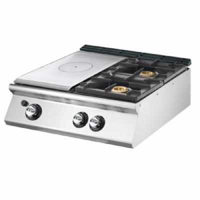 Plaque coup de feu gaz à poser avec 2 foyers puissance 20 kW Plaque coup de feu gaz à poser avec 2 foyers puissance 20 kW