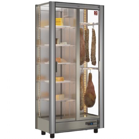 Vitrine réfrigérée charcuterie positive 860 mm avec réserve - Diamond - VSA-1-R2