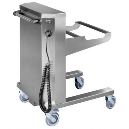 Chariot de Débarrassage levage électrique GN 1/1 600x780x990 mm - Virtus - VSAC00001