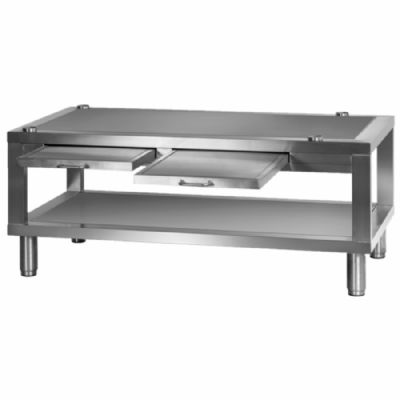 Placard inox ouvert pour VSMD101DS avec support pour four Placard inox ouvert pour VSMD101DS avec support pour four