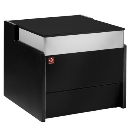 Meuble de caisse pour vitrine réfrigérée Élément 700 mm noir - Diamond - VZT-700/B5