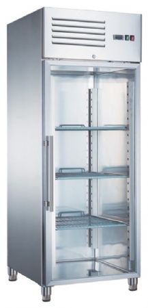 Armoire réfrigérée professionnelle 1 porte vitrée inox 700 L - Furnotel - W71PVX