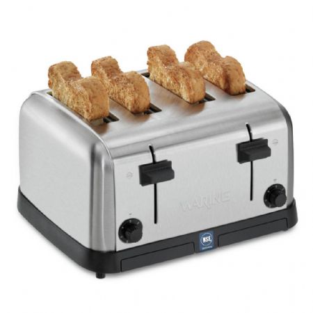 Toaster 4 fentes 1800 W avec fonction centrage - Waring - WCT708E