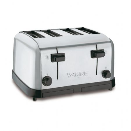 Toaster 4 fentes 1800 W avec fonction centrage - Waring - WCT708E