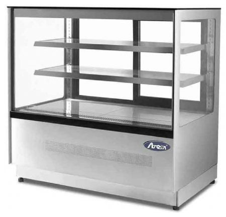 Vitrine réfrigérée de Boulangerie Pâtisserie DROITE SERVICE ARRIÈRE 900 Capacité 290 L Positive 900 mm - Atosa - WDF097F