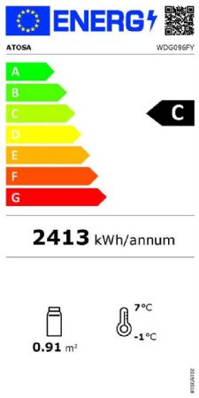 Vitrine murale noire avec fond inox avec portes coulissantes avant de largeur 900 mm