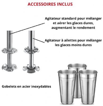 Shaker à fonctionnement automatique avec 3 têtes pour 3x825 ml