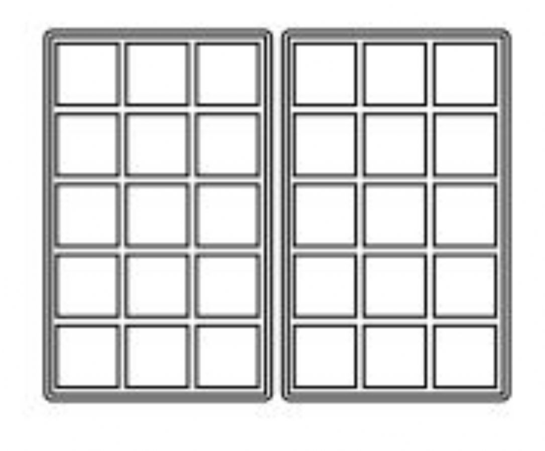 Gaufrier pro 3 x 5 Bruxelles monophasé avec 1,8 kW - 174x100x30 mm Gaufrier pro 3 x 5 Bruxelles monophasé avec 1,8 kW - 174x100x30 mm